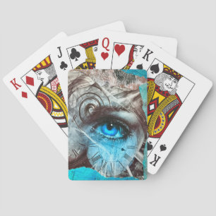 Blue eye playing cards