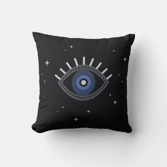 Blue eye protection from bad energy cushion (Front)