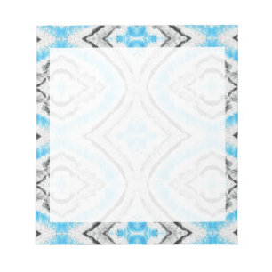 Blue Eye Shibori Tie Dye Rustic Pattern Notepad