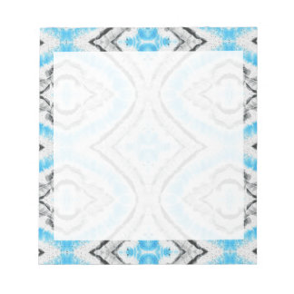Blue Eye Shibori Tie Dye Rustic Pattern Notepad