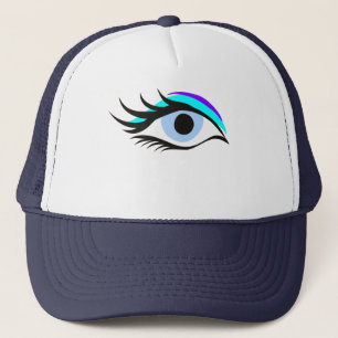 Blue eye  trucker hat