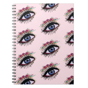 Blue Eye, Vision Spiral  Notebook