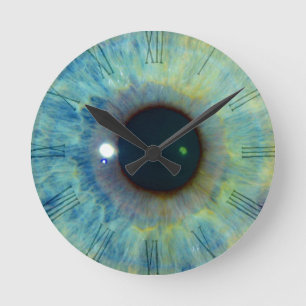 Blue Eye Wall Clocks
