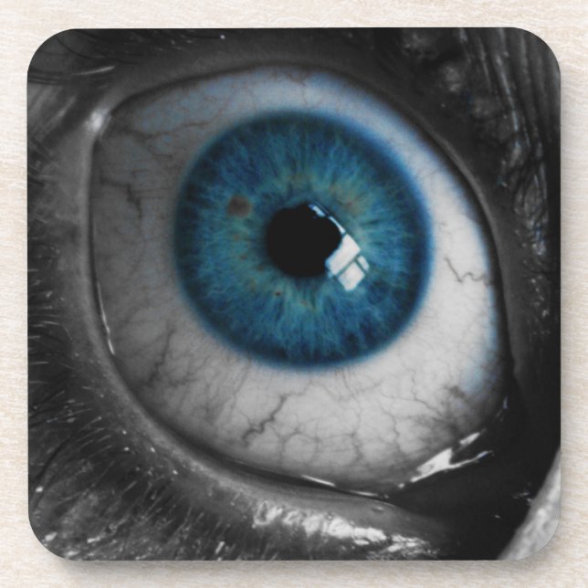 Blue Eyeball Coaster (Front)