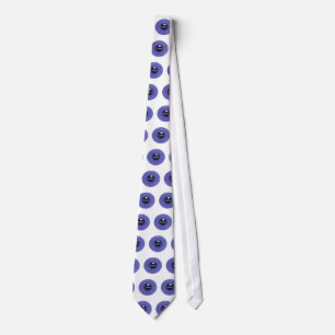 Blue Eyeball Design "Eye Care" Tie