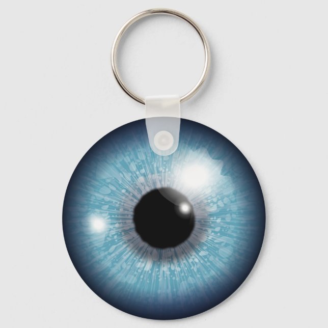 Blue Eyeball Key Ring (Front)