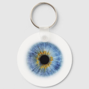 Blue Eyeball Key Ring