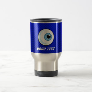 Blue Eyeball Travel Mug