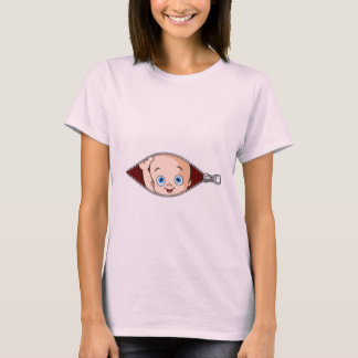 Blue Eyed Baby Peeking T-Shirt