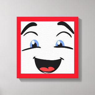 BLUE EYED CANVAS PRINT