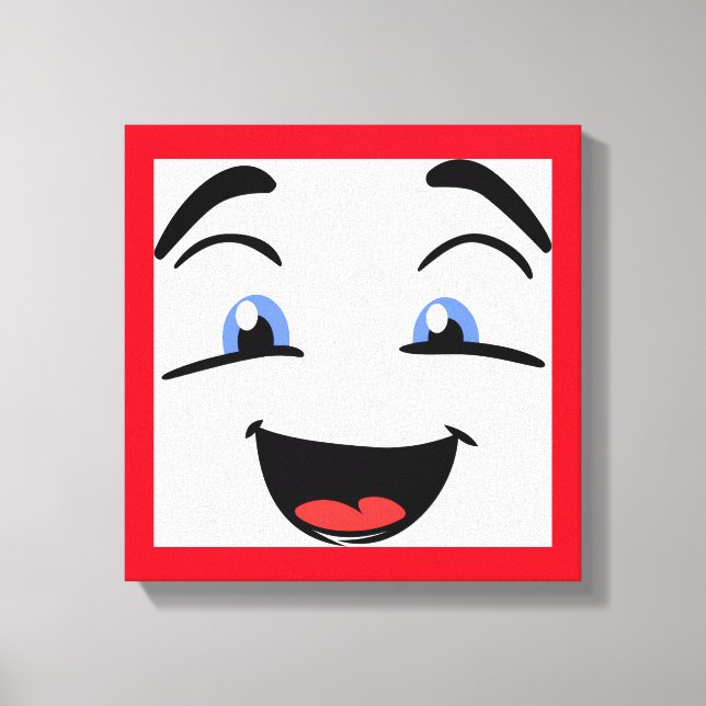 BLUE EYED CANVAS PRINT (Front)