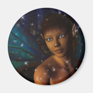 Blue Eyed Faerie Magnet