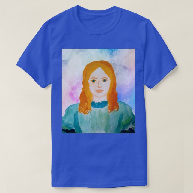 Blue Eyed Fair Maiden T-Shirt (Design Front)