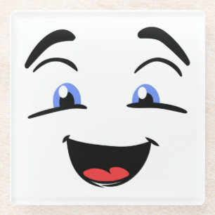 BLUE EYED GLASS COASTER