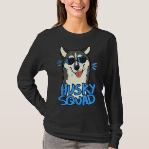 Blue Eyed Husky Best Husky Dad Ever T-Shirt