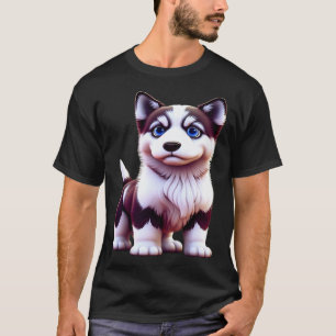 Blue Eyed Husky Puppy T-Shirt