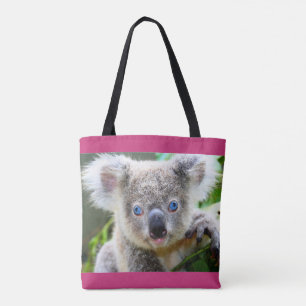 Blue-eyed Koala Tote Bag