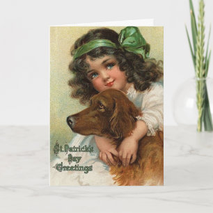 Blue-Eyed Lass - St Patrick's Day Card