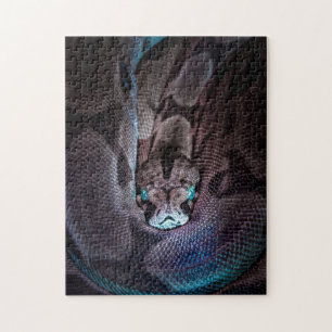 Blue-Eyed Snake Jigsaw Puzzle