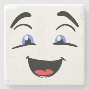 BLUE EYED STONE COASTER