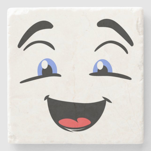 BLUE EYED STONE COASTER (Front)