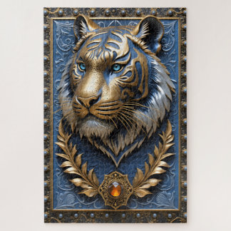 Blue Eyed Tiger    Jigsaw Puzzle