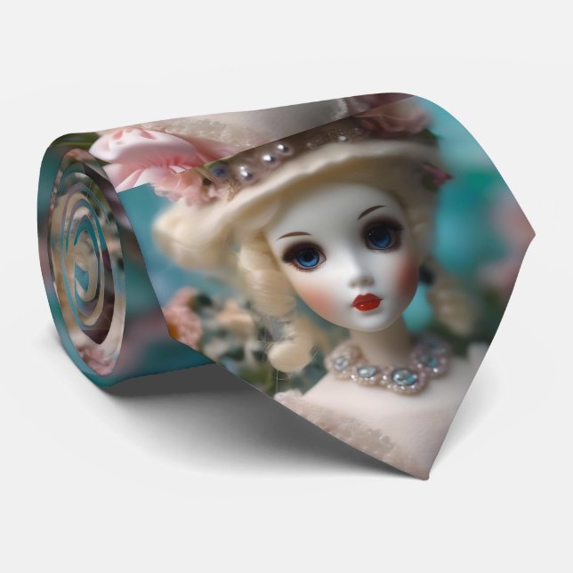 Blue Eyed Vintage Doll, Tie (Rolled)