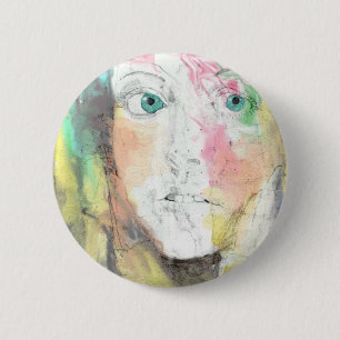 Blue Eyes 6 Cm Round Badge