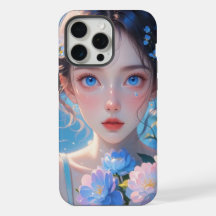 blue eyes anime girl