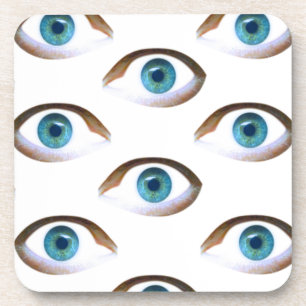 blue eyes coaster
