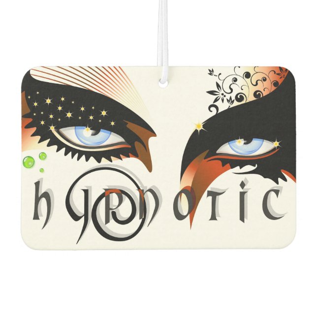 Blue Eyes Fashion Make Up Car Air Freshener (Front)