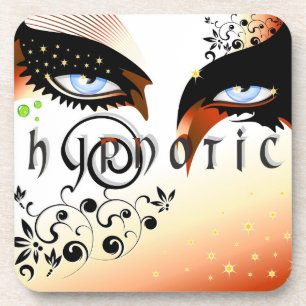 Blue Eyes Fashion Make Up Coaster