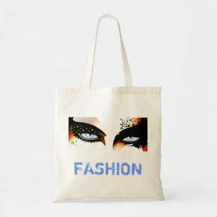 Blue Eyes Fashion Make Up Tote Bag