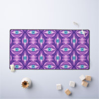 Blue Eyes in Purple Foliage Dark Botanical Art
