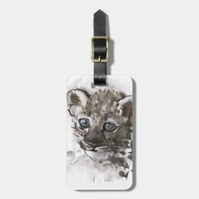 Blue Eyes Luggage Tag (Front Vertical)