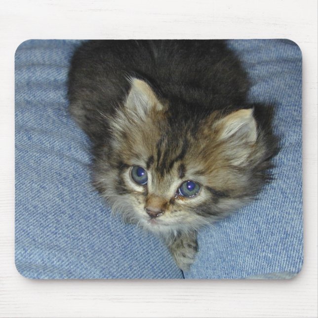 Blue Eyes Mouse Mat (Front)