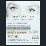Blue Eyes, Optician, Technical Practitioner Flyer<br><div class="desc">Blue Eyes,  Optician,  Technical Practitioner Advertising Flyers By The Business Card Store.</div>