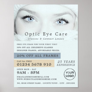 Blue Eyes, Optician, Technical Practitioner Poster