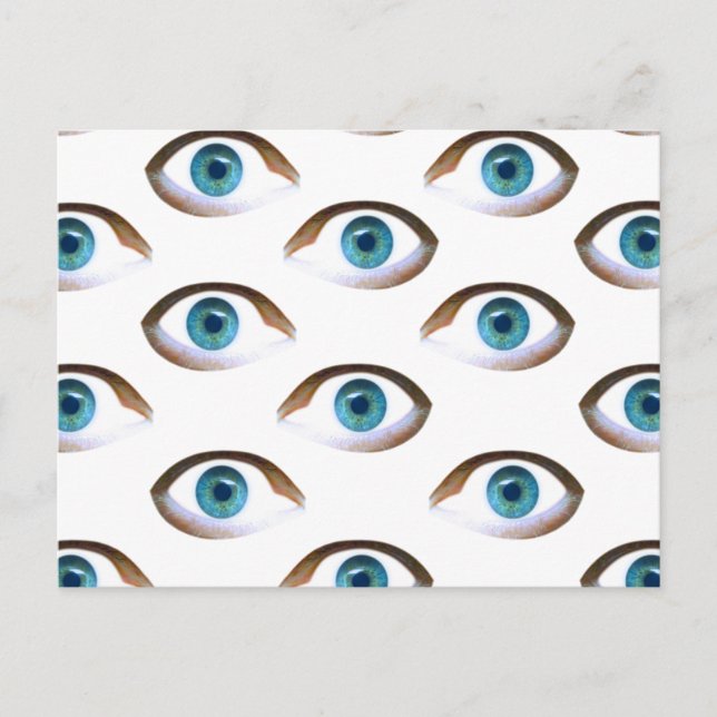 blue eyes postcard (Front)