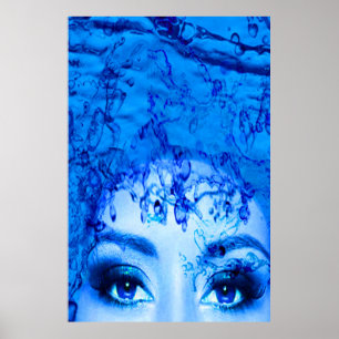Blue Eyes Poster