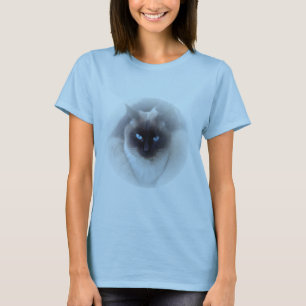 Blue eyes siamese cat T-Shirt