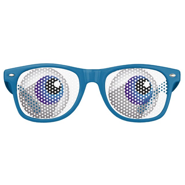 Blue Eyes Specs Retro Sunglasses (Front)