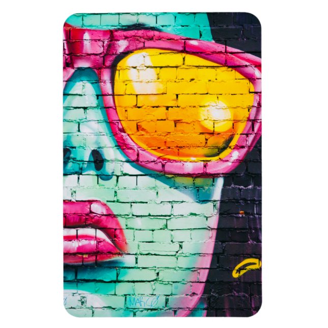 blue faced full hearted magnet (Vertical)