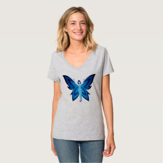 Blue Faery women's Hanes Nano v-neck t-shirt