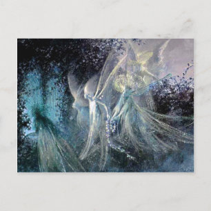 Blue Fairies Postcard