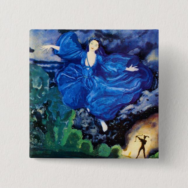 Blue Fairy Button (Front)