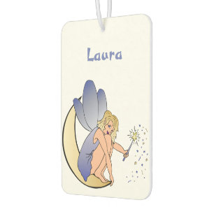 Blue Fairy Personalised Car Air Freshner Freshener
