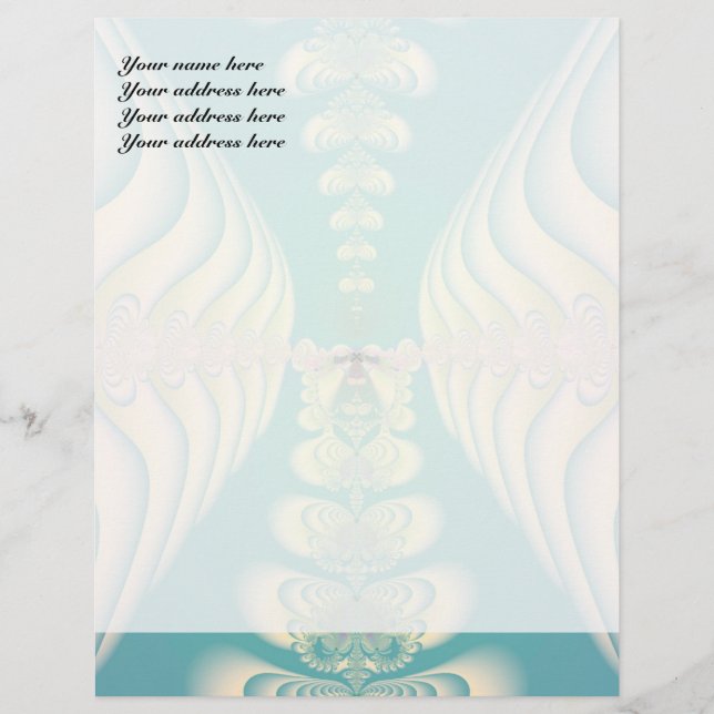Blue Fairytale Personalised Letterhead (Front)