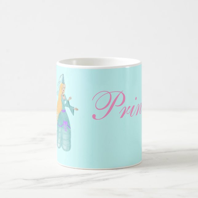 Blue Fairytale Princess Mug (Center)