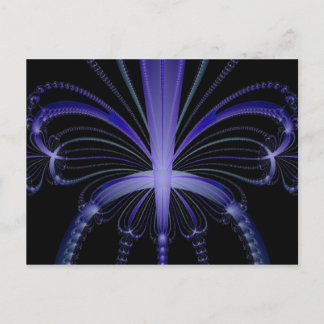 Blue Fan Postcard